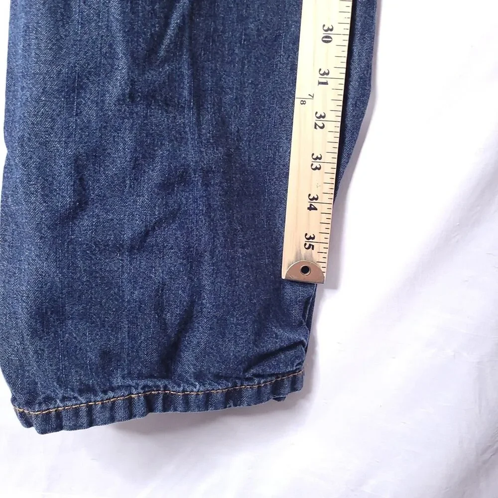 Lapco FR Jeans Mens 36x30 Blue Straight Leg